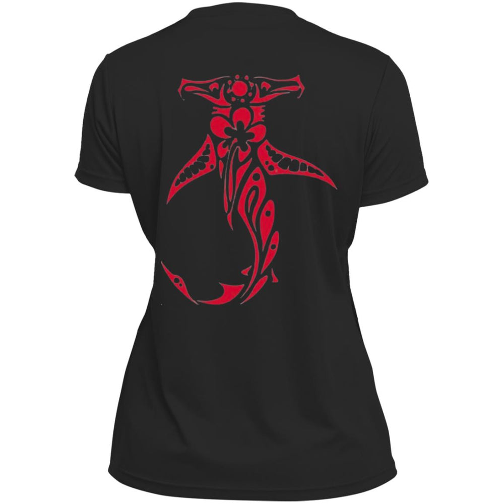 Ladies’ Moisture-Wicking V-Neck Tee